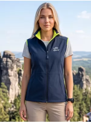 Softshellweste für Damen ALTISPORT ALW056516 NAVY BLAU