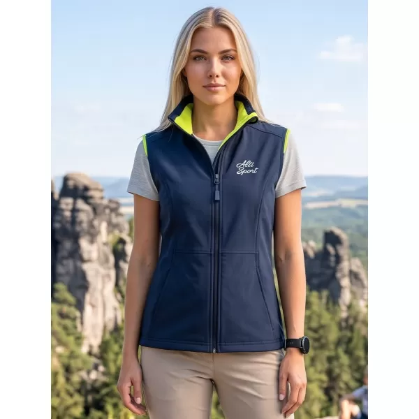  Softshellweste für Damen ALTISPORT ALW056516 NAVY BLAU 