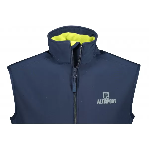  Herren-Softshellweste ALTISPORT ALM006517 NAVY BLAU 