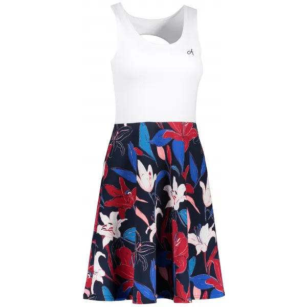  Kleid ALTISPORT NADINA LSKT325 WEIß BLAU 