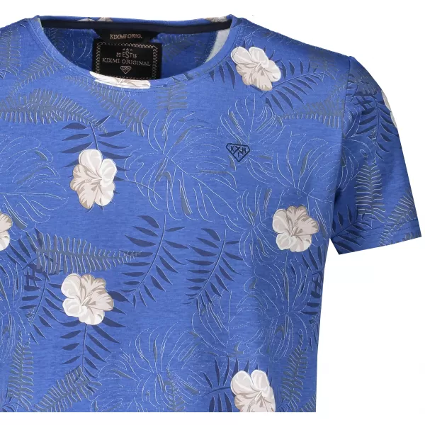  Herren-T-Shirt KIXMI LARRY BLAU 