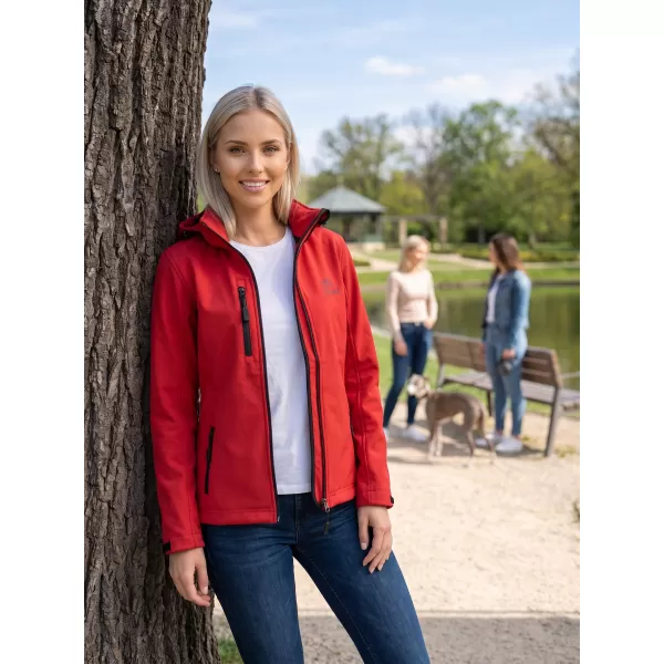  Softshelljacke für Damen ALTISPORT ALW056521 ROT 