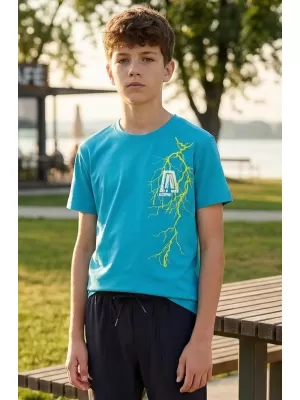 Kinder-T-Shirt ALTISPORT ALK027138 TÜRKIS
