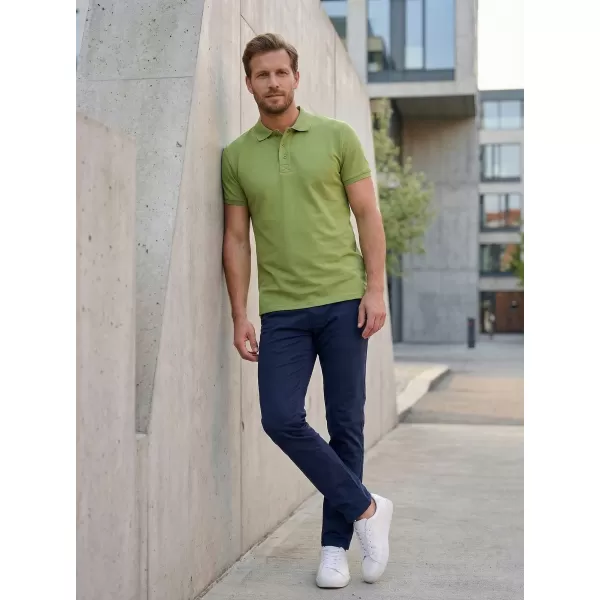  Herren-T-Shirt KIXMI LOUIS GRÜN 