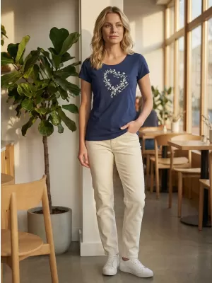 Damen-T-Shirt ALTISPORT ALW058122 MITTERNACHTSBLAU
