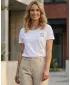 Frauen t -Shirt mit kurzen Ärmeln SAM 73 SIAN WT 820 WEIß