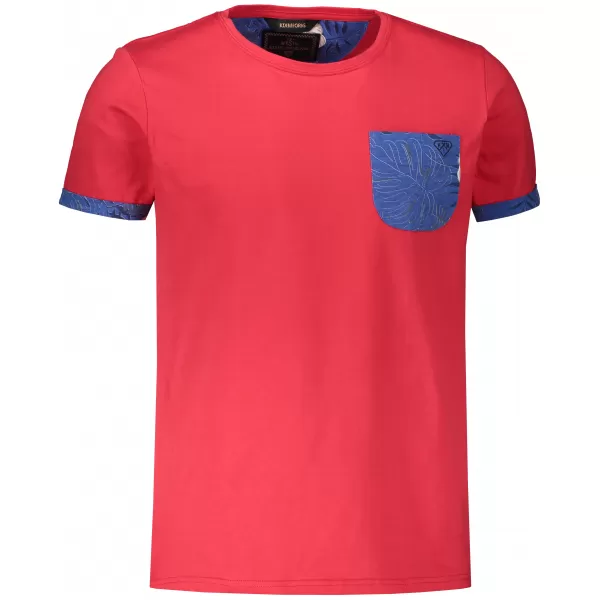  Herren-T-Shirt KIXMI LARKIN ROT 