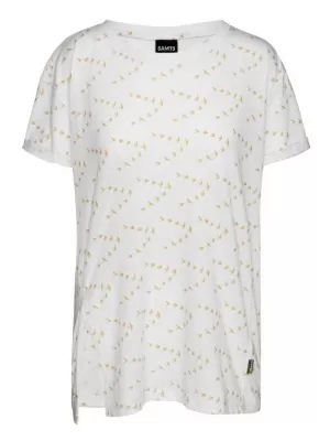 Frauen t -Shirt mit kurzen Ärmeln SAM 73 SARAH WT 815 WEIß