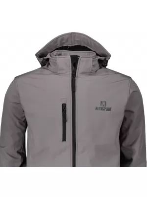 Herren-Softshelljacke ALTISPORT ALM006522 STAHLGRAU