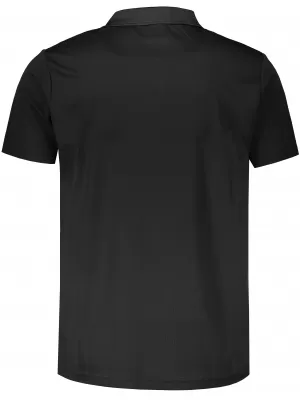 Herren-Funktions-T-Shirt mit Kragen ALTISPORT ALM006217 SCHWARZ