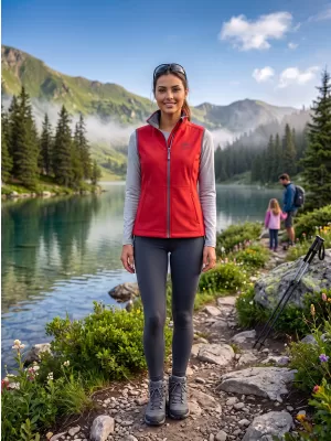 Softshellweste für Damen ALTISPORT ALW056516 ROT