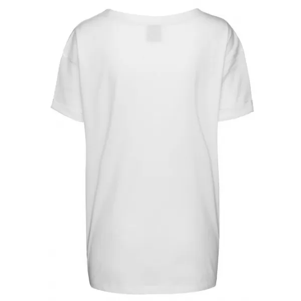  Frauen t -Shirt mit kurzen Ärmeln SAM 73 NINA WT 818 WEIß 