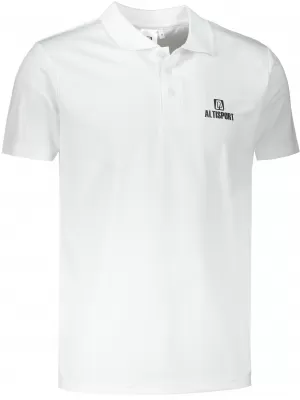 Herren-Funktions-T-Shirt mit Kragen ALTISPORT ALM006217 WEIß