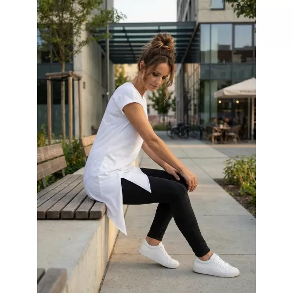  Frauen t -Shirt mit kurzen Ärmeln SAM 73 MOLLY WT 817 WEIß 