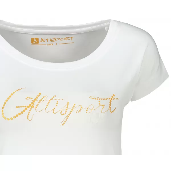  Damen-T-Shirt ALTISPORT CIANNA LTST771 WEIß 