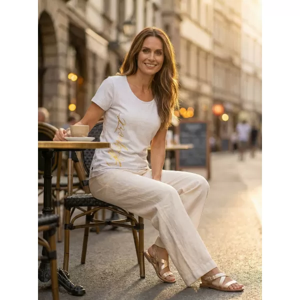  Damen-T-Shirt ALTISPORT RISTA LTST769 WEIß 