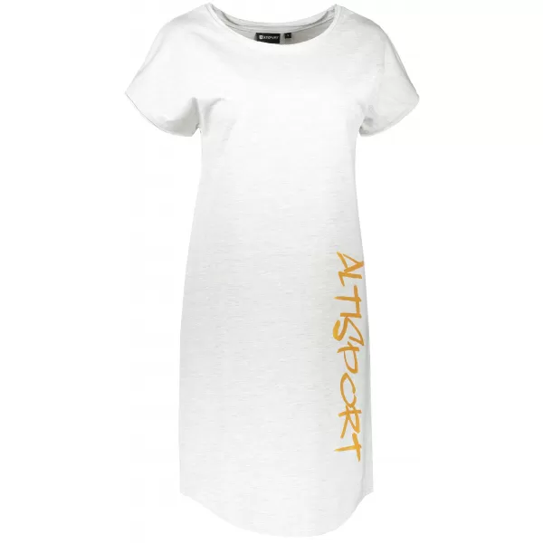  Kleid ALTISPORT BHUMA LSKT327 WEIß/GRAU MELANGE 