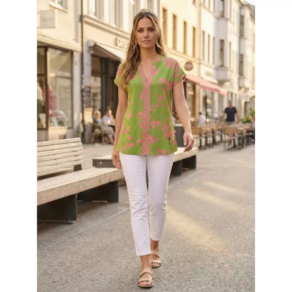  Damenbluse KIXMI LARISA GRÜN 