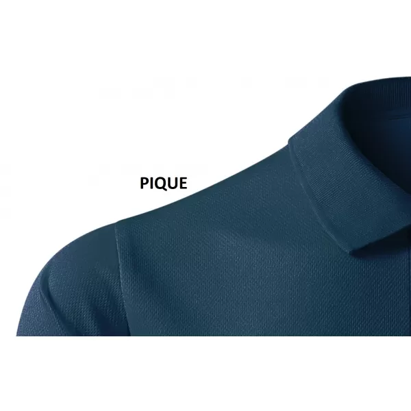  Herren-Funktions-T-Shirt mit Kragen ALTISPORT ALM006217 NAVY BLAU 