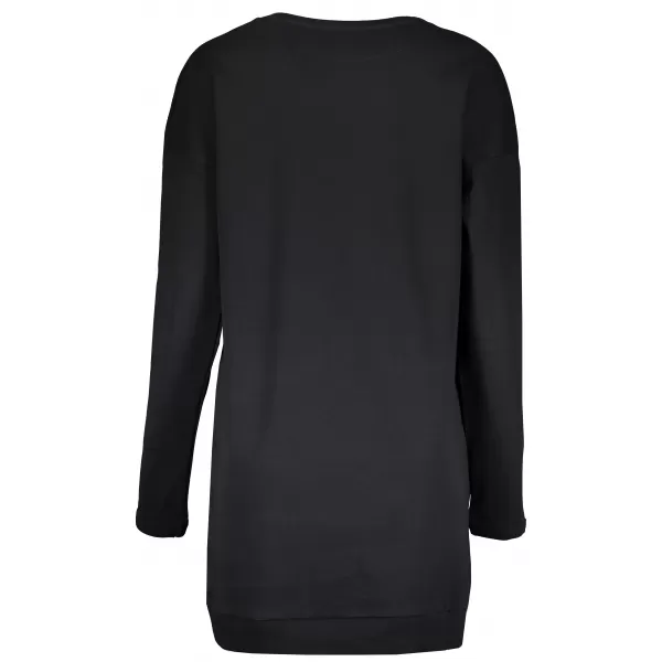  Erweitertes Damen-Sweatshirt ALTISPORT CEINA LSWT307 SCHWARZ 