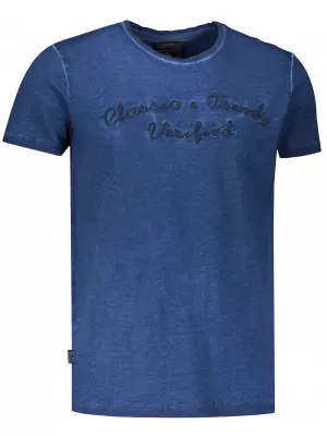 Herren-T-Shirt KIXMI LINBERG DUNKELBLAU