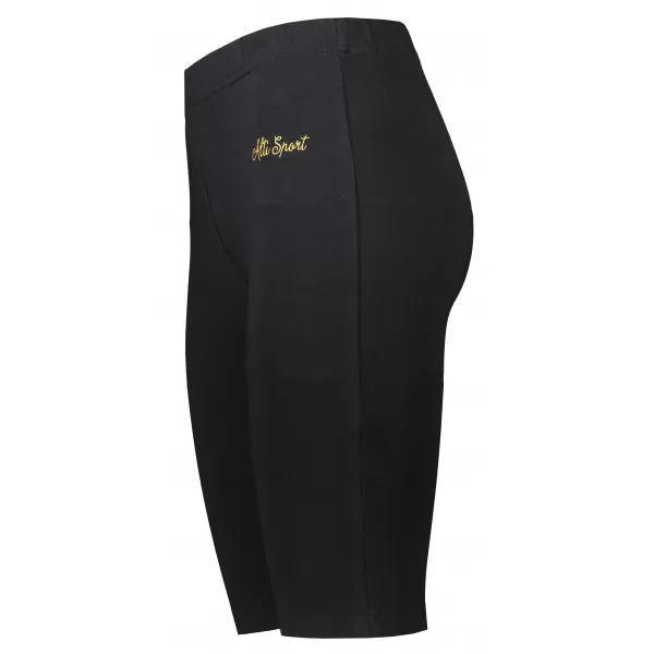  Elastische Damenshorts ALTISPORT GARKA LPAT530 SCHWARZ 