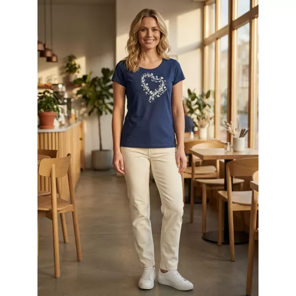  Damen-T-Shirt ALTISPORT ALW058122 MITTERNACHTSBLAU 