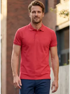 Herren-T-Shirt KIXMI LOUIS ROT
