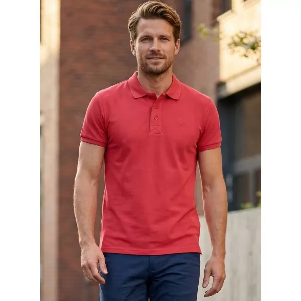  Herren-T-Shirt KIXMI LOUIS ROT 