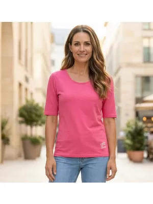 Damen-T-Shirt mit kurzen Ärmeln ALTISPORT ARICA LTST772 HELL-PINK