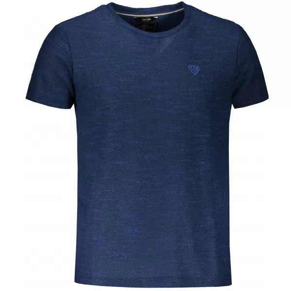  Herren-T-Shirt KIXMI LOGAN DUNKELBLAU 