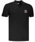 Herren-T-Shirt mit Kragen ALTISPORT ALM071203 SCHWARZ UND ROT