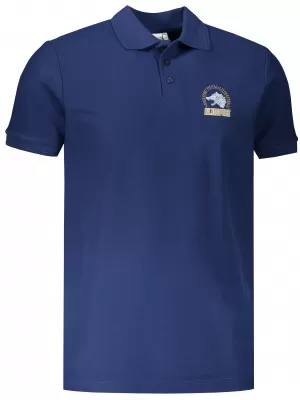 Herren-T-Shirt mit Kragen ALTISPORT ALM071203 MITTERNACHTSBLAU