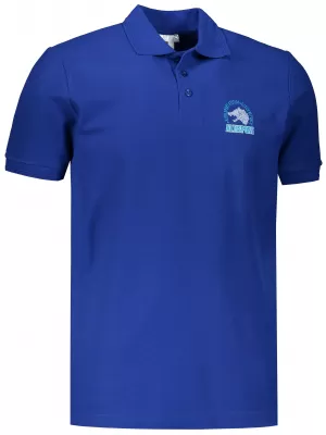 Herren-T-Shirt mit Kragen ALTISPORT ALM071203 KÖNIGSBLAU