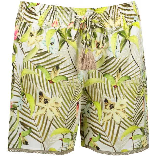  Damen-Shorts TORSTAI HAWI WEIß/GRÜN 