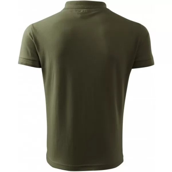  Herren-T-Shirt mit Kragen MALFINI PIQUE POLO 203 MILITÄR 