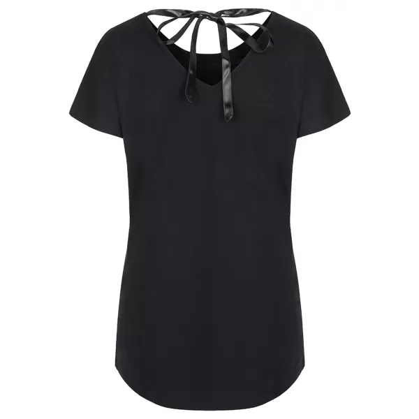  Damen-T-Shirt LOAP ABONA SCHWARZ 