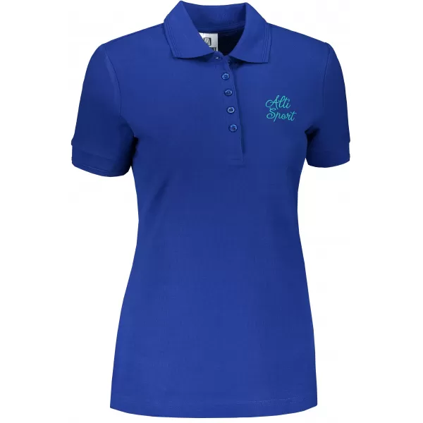  Damen-T-Shirt mit Kragen ALTISPORT ALW056210 KÖNIGSBLAU 