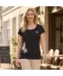 Damen-T-Shirt ALTISPORT ALW106120 SCHWARZ UND GOLD