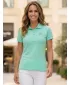Damen-T-Shirt mit Kragen ALTISPORT ALW056210 MINZE