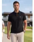 Premium-T-Shirt für Herren mit Kragen ALTISPORT ALM002203 SCHWARZ UND WEIß
