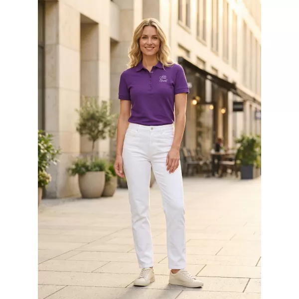  Damen-T-Shirt mit Kragen ALTISPORT ALW056210 LILA 