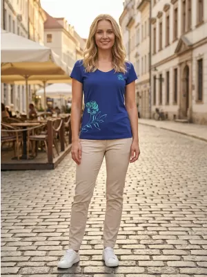 Damen-T-Shirt ALTISPORT ALW108162 KÖNIGSBLAU