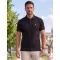 Premium-T-Shirt für Herren mit Kragen ALTISPORT ALM002203 SCHWARZ UND GRÜN