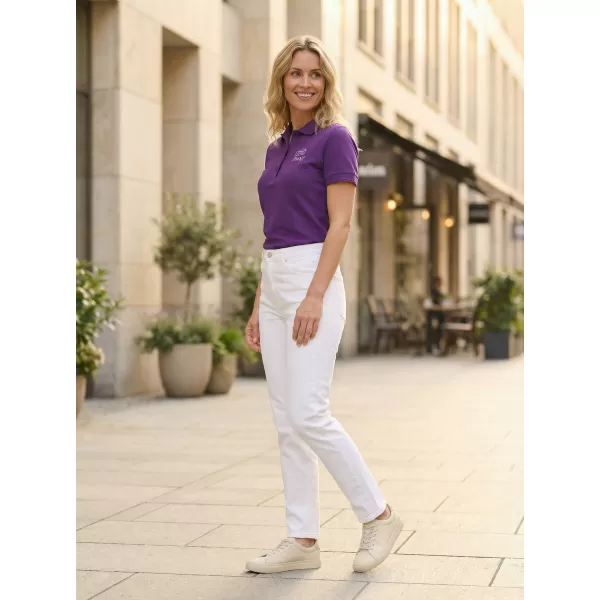  Damen-T-Shirt mit Kragen ALTISPORT ALW056210 LILA 