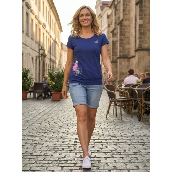  Damen-T-Shirt ALTISPORT ALW106120 KÖNIGSBLAU 