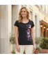 Damen-T-Shirt ALTISPORT ALW096122 MARINEBLAU/ROSA