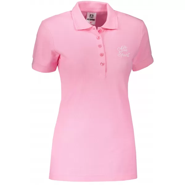  Damen-T-Shirt mit Kragen ALTISPORT ALW056210 HELL-PINK 