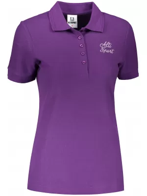 Damen-T-Shirt mit Kragen ALTISPORT ALW056210 LILA