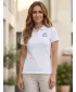 Damen-T-Shirt mit Kragen ALTISPORT ALW056210 SCHWARZ UND WEIß